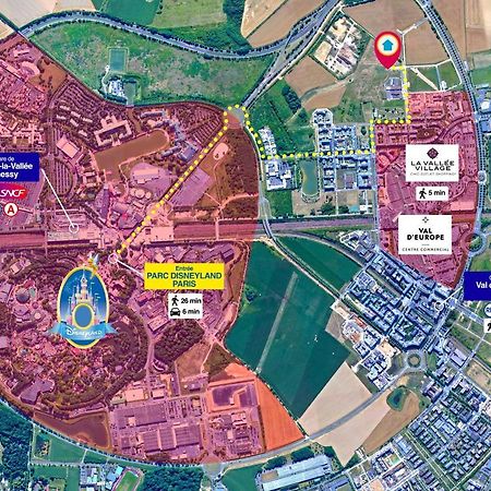 Disneyland-Paris 8Pers,Parking, Borne Recharge Ve, Wifi เซร์ริส ภายนอก รูปภาพ
